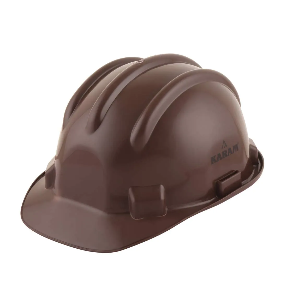 KARAM PN521 Safety Helmet for Men Construction Helmet | Ratchet Type Adjustment with Adjustable Chin Strap | Work Helmet with Side Slot for Attachment | is:2925:1984 Certified | White