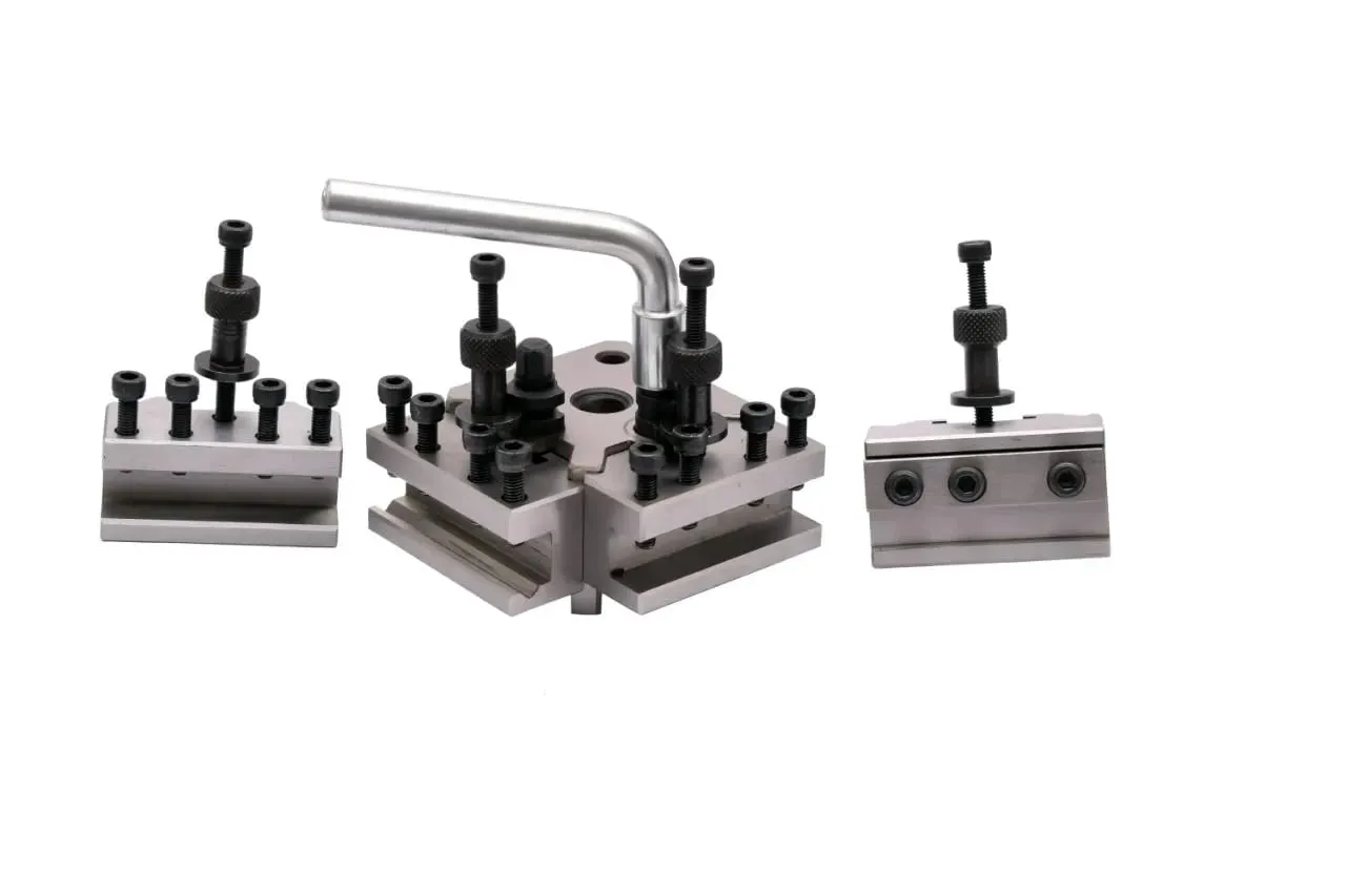 T37 Quick Change Tool Post Holder for my ford Lathe ML7 Holder Set of 5 pc + Spanner